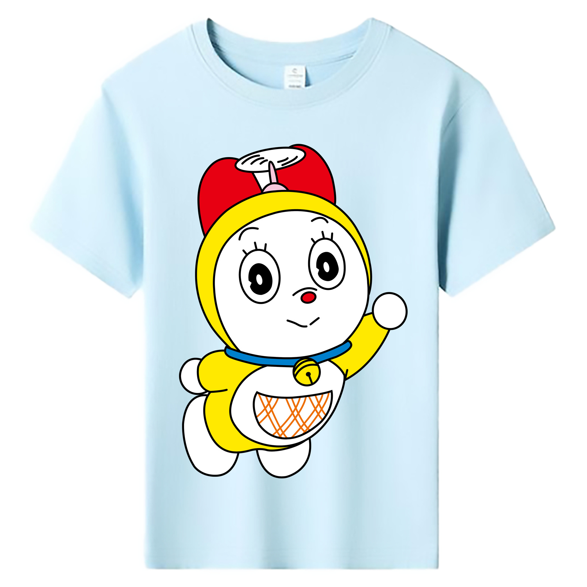 （画像用） ドラえもん ドラミ Doraemon Dorami 綿100％キッズTシャツ（フロントプリント）